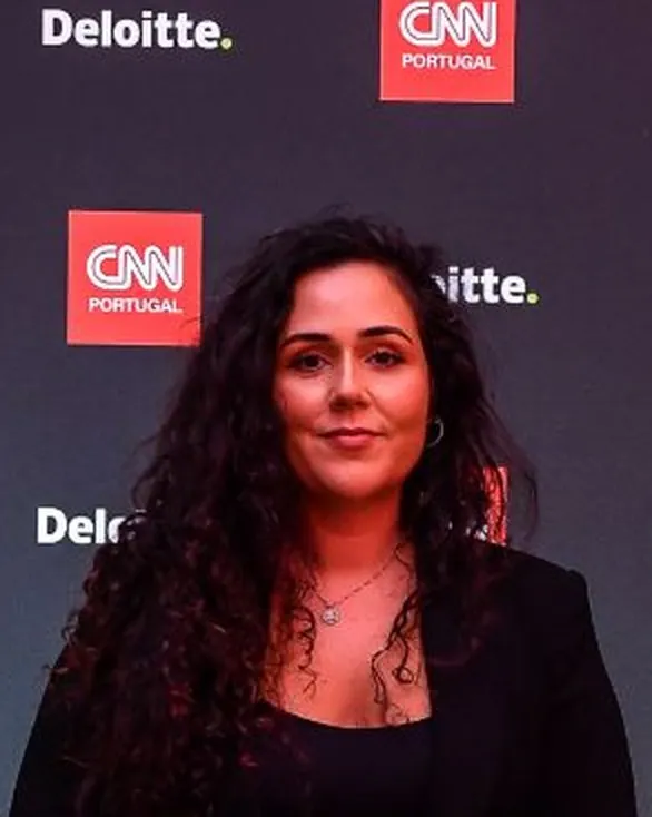 Ana de Sousa num evento da CNN Portugal e da Deloitte